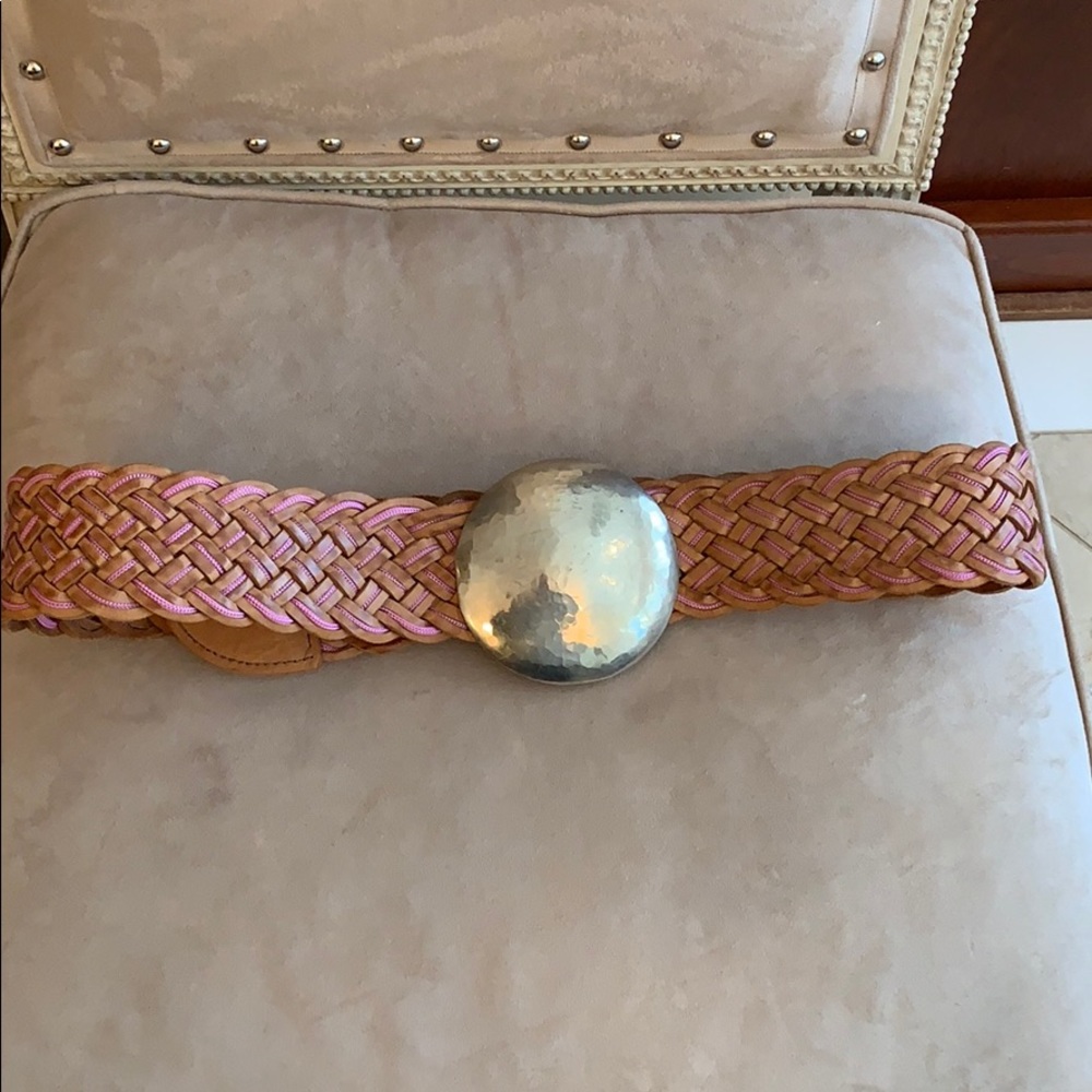 Motif 56 leather belt